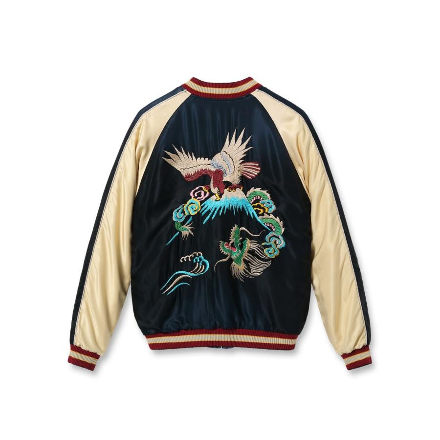 【TAILOR TOYO テーラー東洋】 Early 1950s Style Acetate Souvenir Jacket “EAGLE & DRAGON” × “GREEN DRAGON” (AGING MODEL)の画像