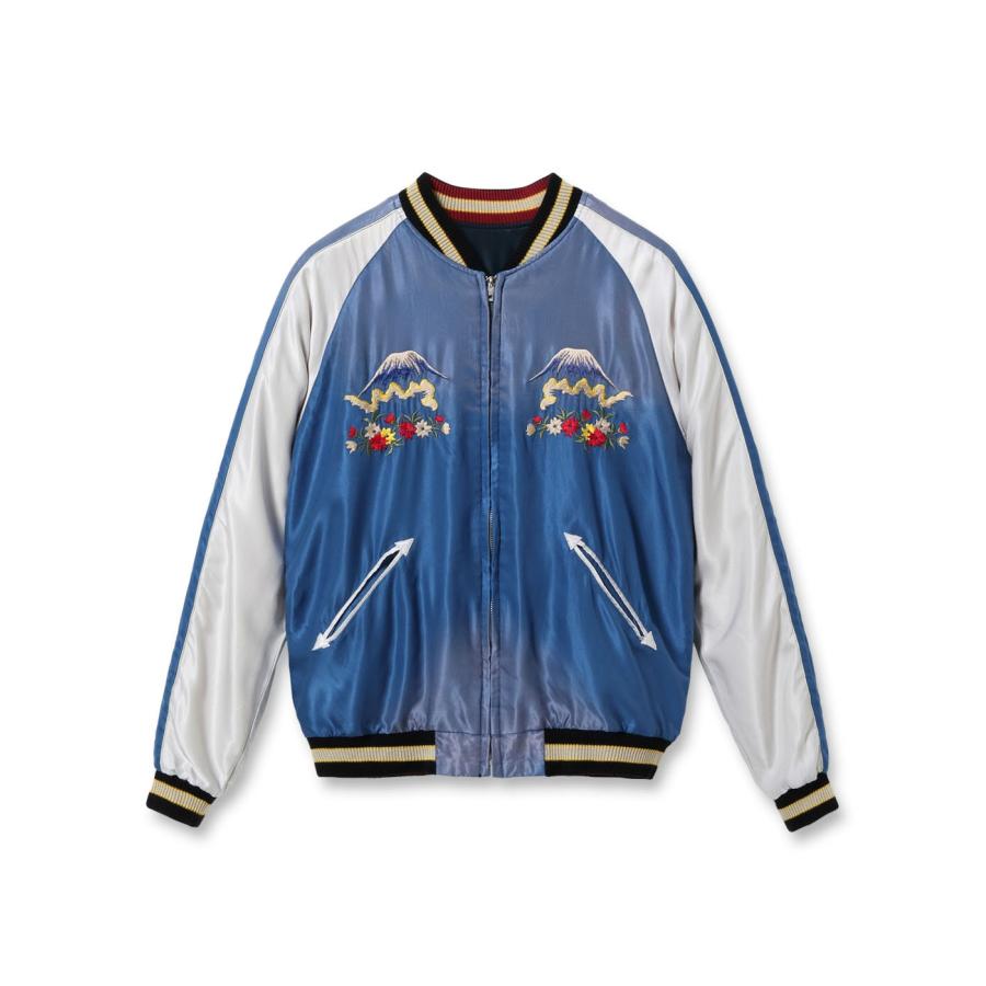 【TAILOR TOYO テーラー東洋】 Early 1950s Style Acetate Souvenir Jacket “EAGLE & DRAGON” × “GREEN DRAGON” (AGING MODEL)の画像