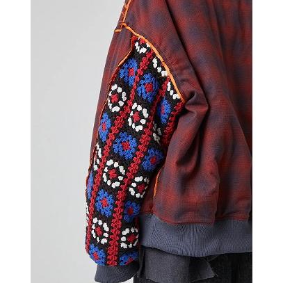 【DISCOVEREDディスカバード】P CROCHET SLEEVE MA-1(2色)の画像