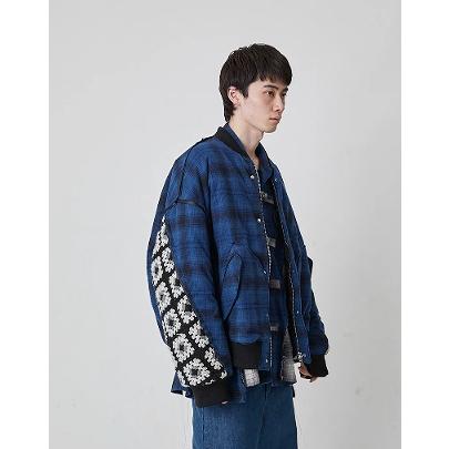 【DISCOVEREDディスカバード】P CROCHET SLEEVE MA-1(2色)の画像
