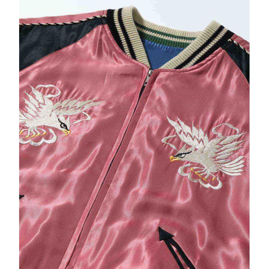【TAILOR TOYO テーラー東洋】Early 1950s Style Acetate Souvenir Jacket “WHITE EAGLE” × “LANDSCAPE”の画像