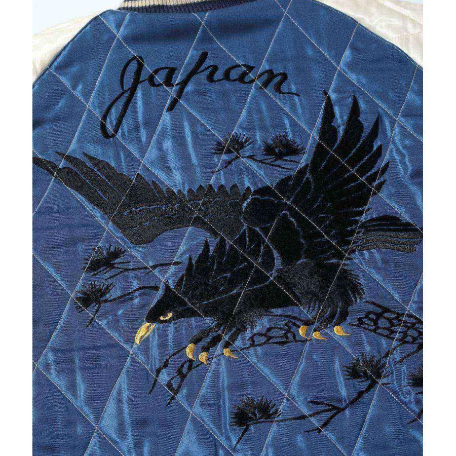 【TAILOR TOYO テーラー東洋】Mid 1950s Style Velveteen Souvenir Jacket “WHITE DRAGON” × “BLACK EAGLE”（TT15792-138）の画像