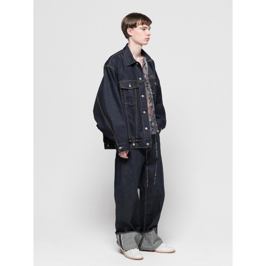 【POINT3倍】【beautiful people / ビューティフルピープル】double-end selvedge denim blouson (1535102023)の画像