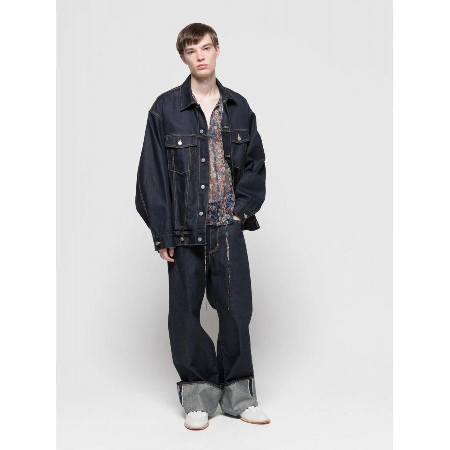 【POINT3倍】【beautiful people / ビューティフルピープル】double-end selvedge denim blouson (1535102023)の画像