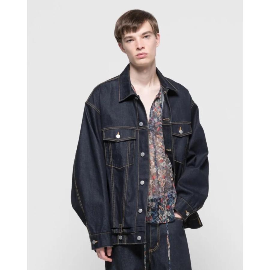 【POINT3倍】【beautiful people / ビューティフルピープル】double-end selvedge denim blouson (1535102023)の画像