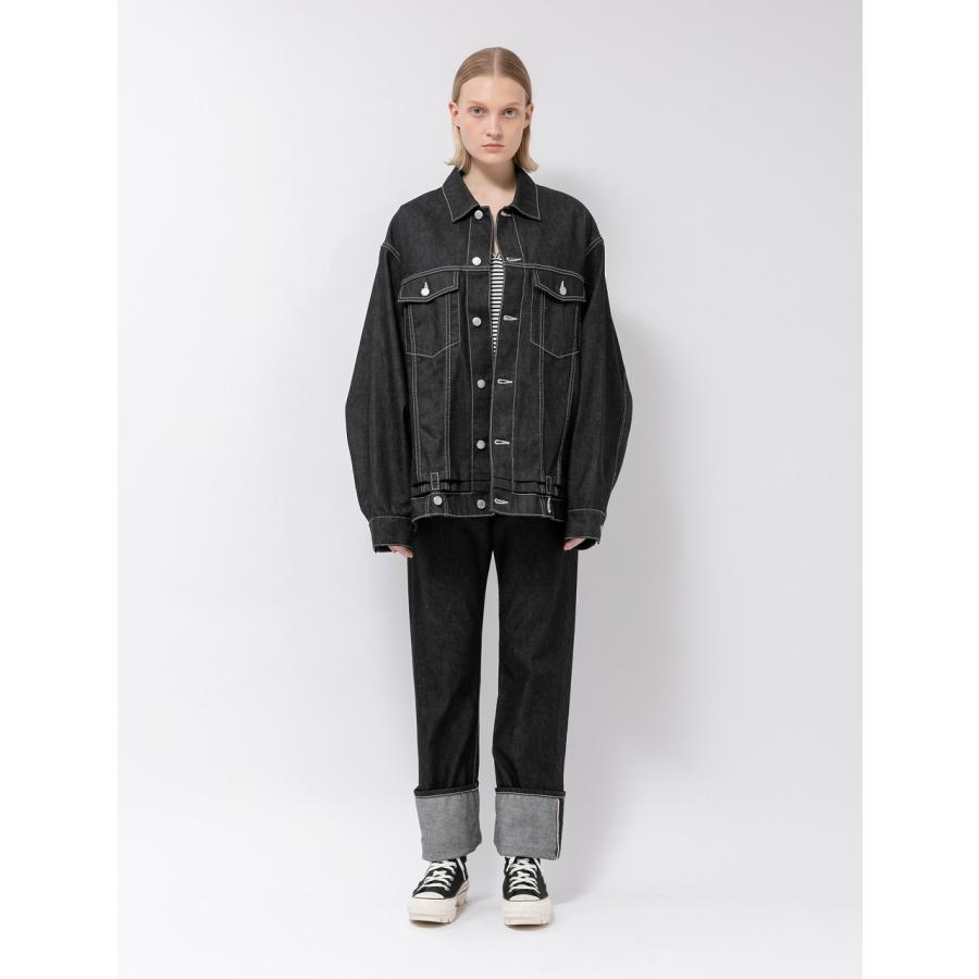【POINT3倍】【beautiful people / ビューティフルピープル】double-end selvedge denim blouson (1535102023)の画像