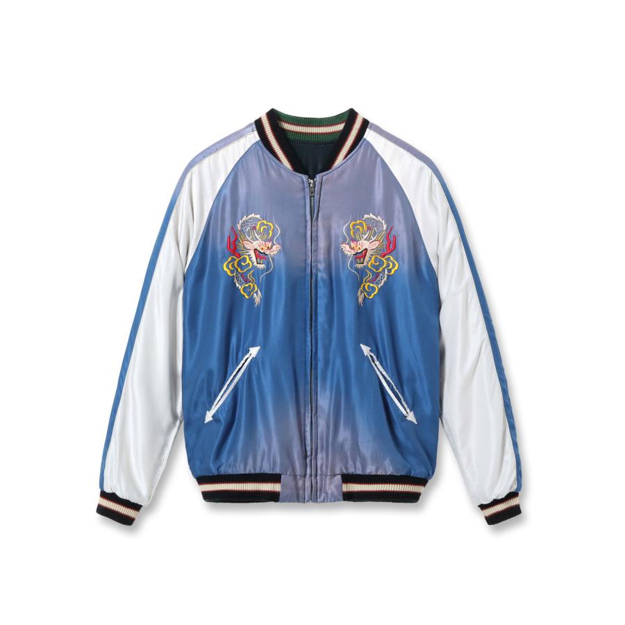 【TAILOR TOYO テーラー東洋】Mid 1950s Style Acetate Souvenir Jacket “RED TIGER” × “EAGLE” (AGING MODEL)（TT15793-119）の画像