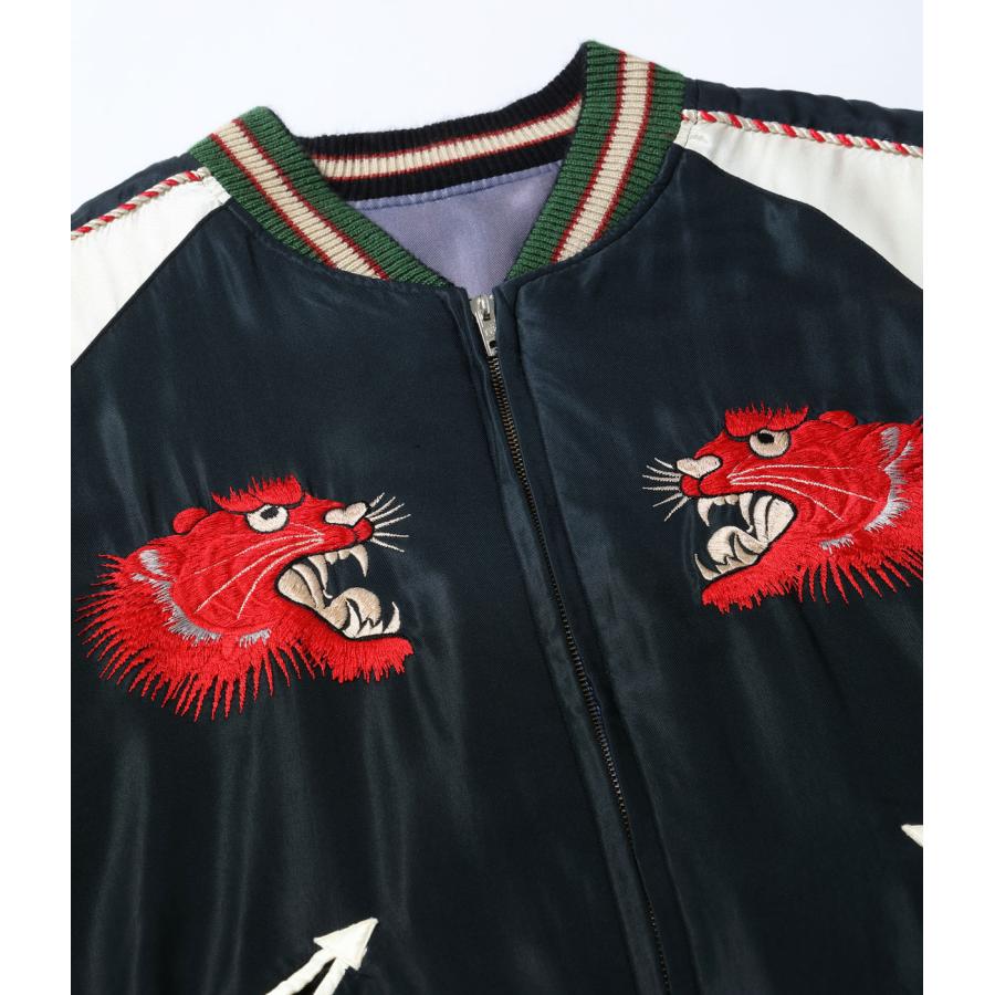 【TAILOR TOYO テーラー東洋】Mid 1950s Style Acetate Souvenir Jacket “RED TIGER” × “EAGLE” (AGING MODEL)（TT15793-119）の画像