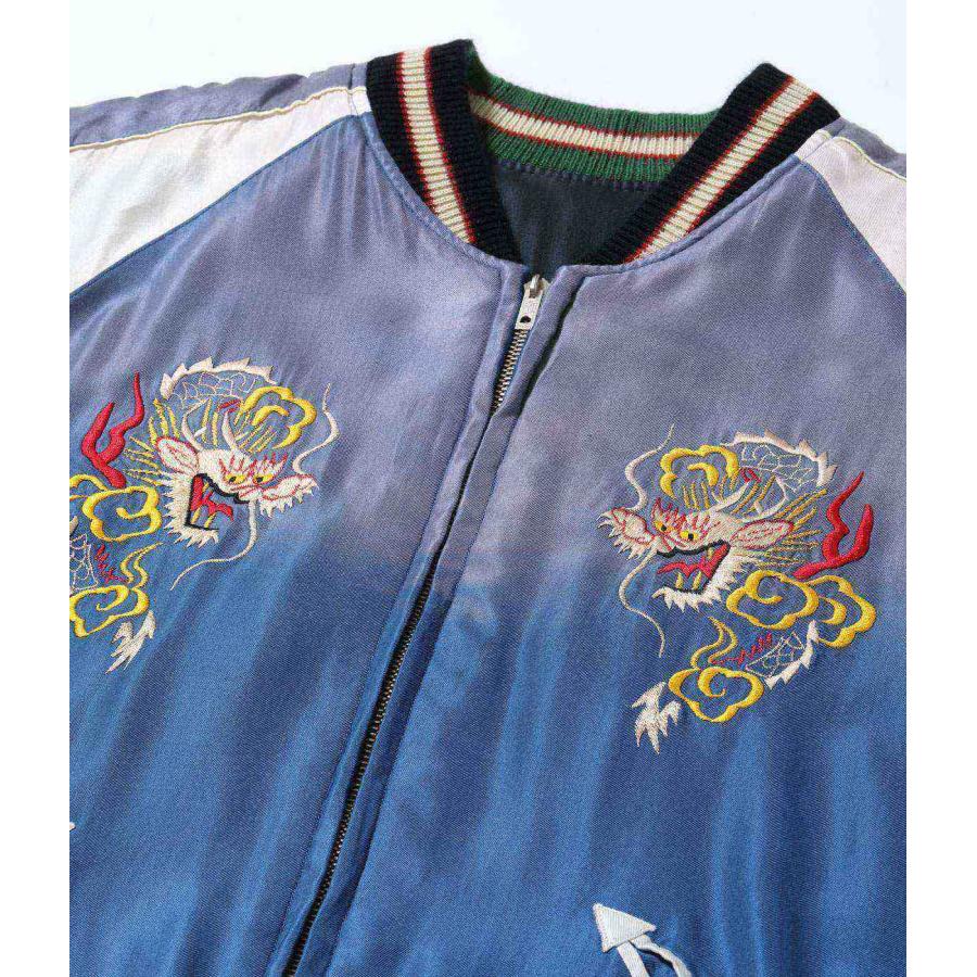 【TAILOR TOYO テーラー東洋】Mid 1950s Style Acetate Souvenir Jacket “RED TIGER” × “EAGLE” (AGING MODEL)（TT15793-119）の画像