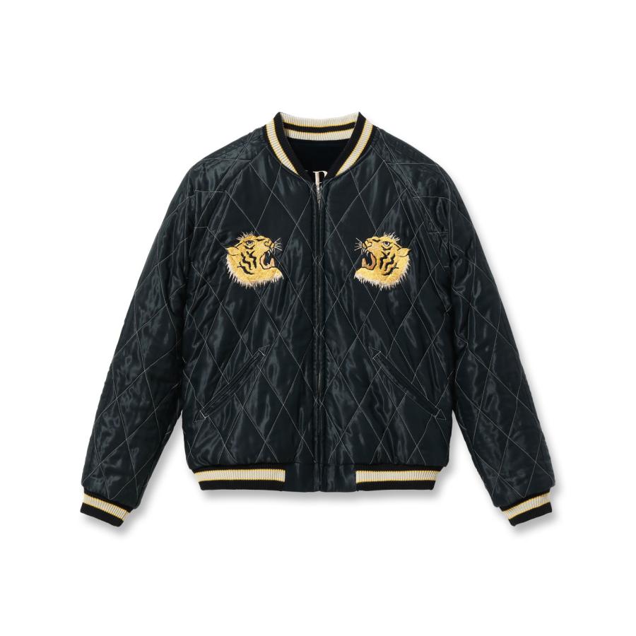【TAILOR TOYO テーラー東洋】Mid 1950s Style Velveteen Souvenir Jacket “ROARING TIGER” × “JAPAN MAP”（TT15792-128）の画像