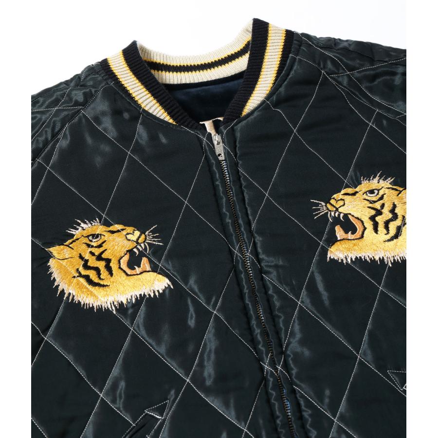 【TAILOR TOYO テーラー東洋】Mid 1950s Style Velveteen Souvenir Jacket “ROARING TIGER” × “JAPAN MAP”（TT15792-128）の画像