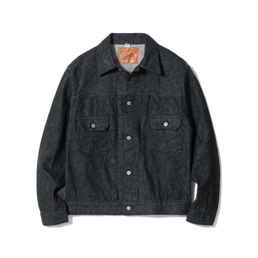 【新作 TIME SALE!!】【SUGAR CANE /シュガーケーン】14.25oz. BLACK DENIM JACKET 1953 MODEL（SC15650）の画像