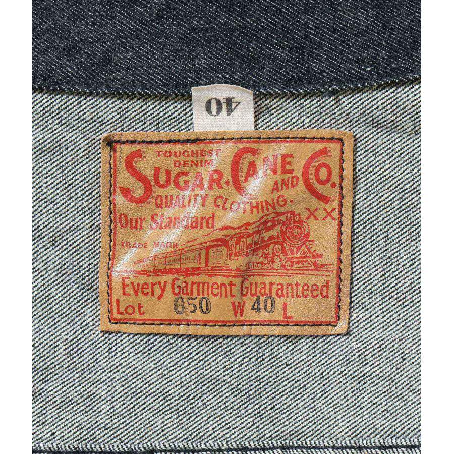【新作 TIME SALE!!】【SUGAR CANE /シュガーケーン】14.25oz. BLACK DENIM JACKET 1953 MODEL（SC15650）の画像