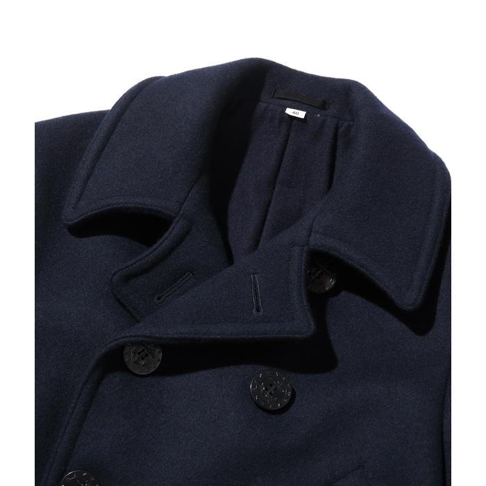 【BUZZ RICKSON'S バズリクソンズ】BR14146/PEA-COAT “LONG MODEL WOOL LINING NAVAL CLOTHING FACTORY”の画像