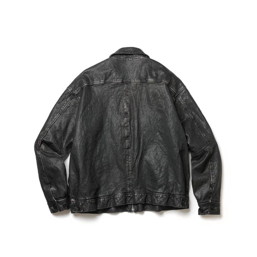 ★【MR.OLIVEミスターオリーブ】VINTAGE CRAFT SHEEP LEATHER / OVERSIZE RIDERS / M253122の画像