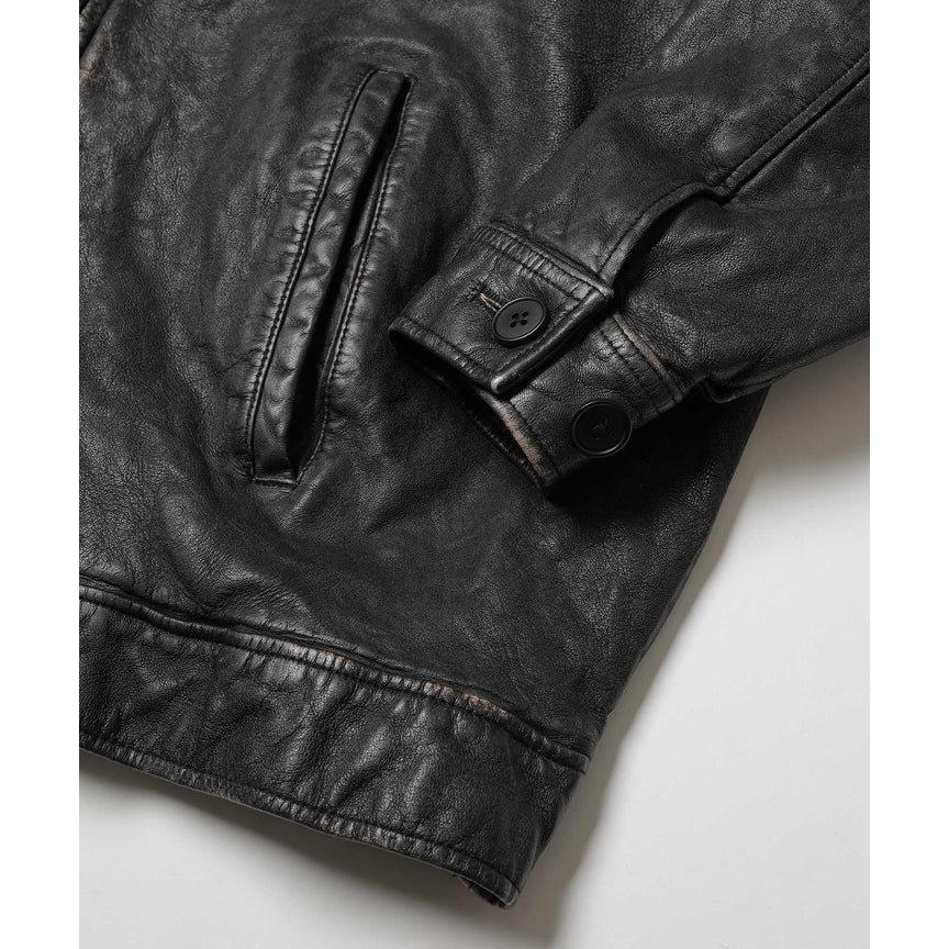 ★【MR.OLIVEミスターオリーブ】VINTAGE CRAFT SHEEP LEATHER / OVERSIZE RIDERS / M253122の画像
