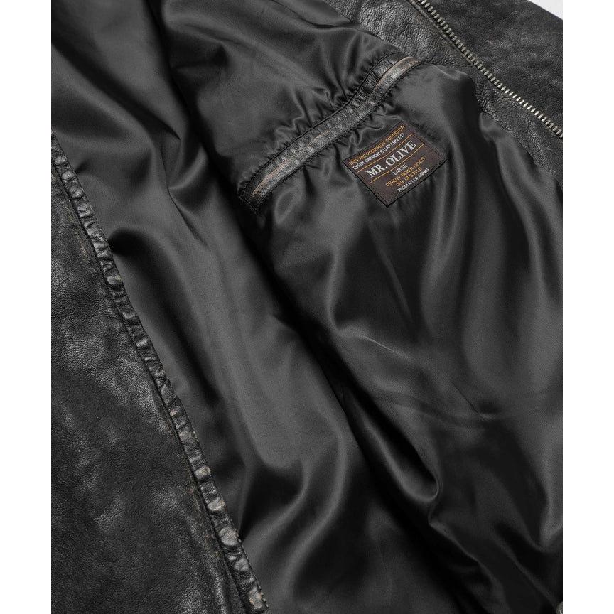 ★【MR.OLIVEミスターオリーブ】VINTAGE CRAFT SHEEP LEATHER / OVERSIZE RIDERS / M253122の画像