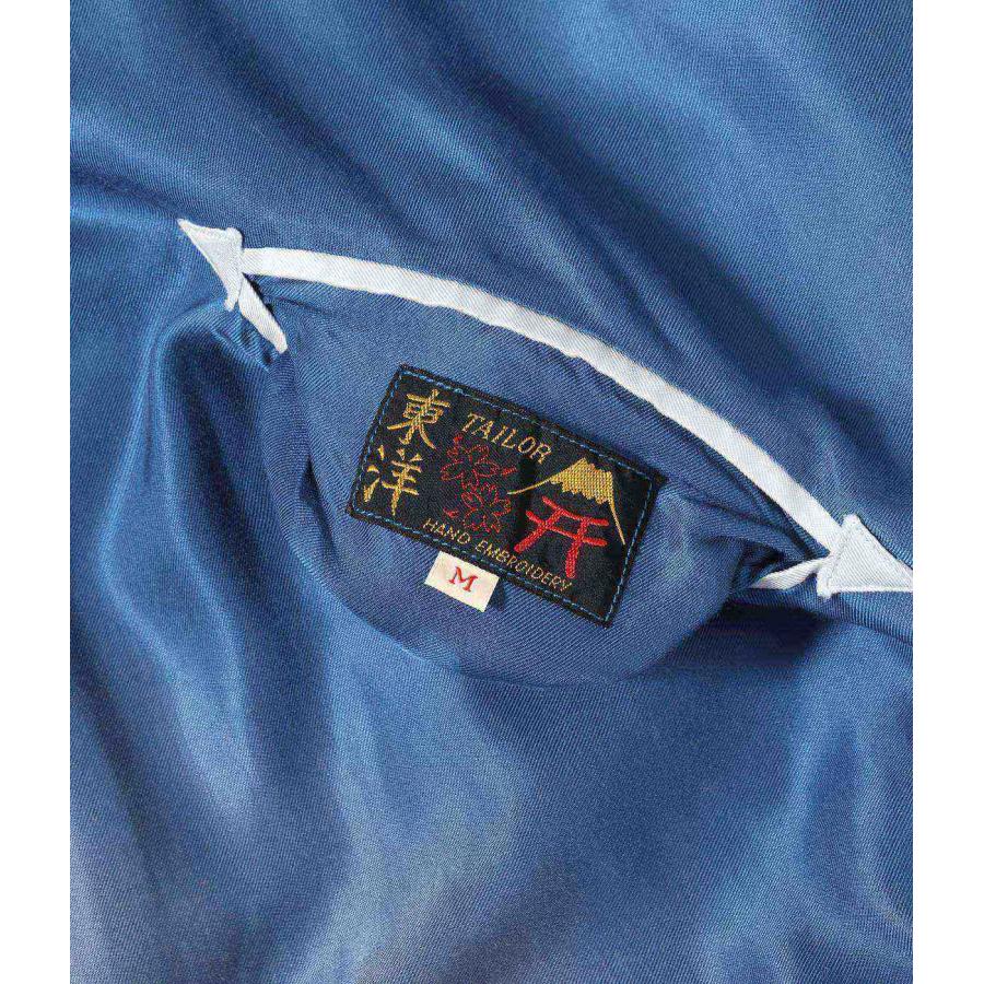【TAILOR TOYO テーラー東洋】Early 1950s Style Acetate Souvenir Jacket “EAGLE & DRAGON” × “JAPAN MAP” (AGING MODEL)（TT15907-125）の画像