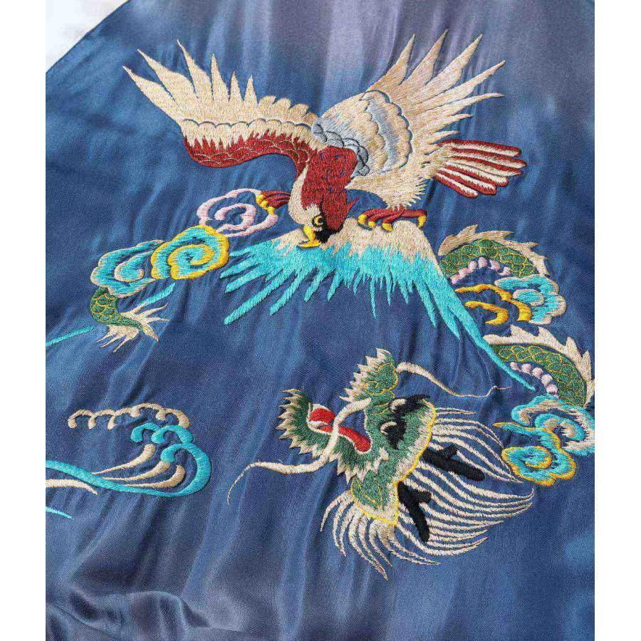 【TAILOR TOYO テーラー東洋】Early 1950s Style Acetate Souvenir Jacket “EAGLE & DRAGON” × “JAPAN MAP” (AGING MODEL)（TT15907-125）の画像
