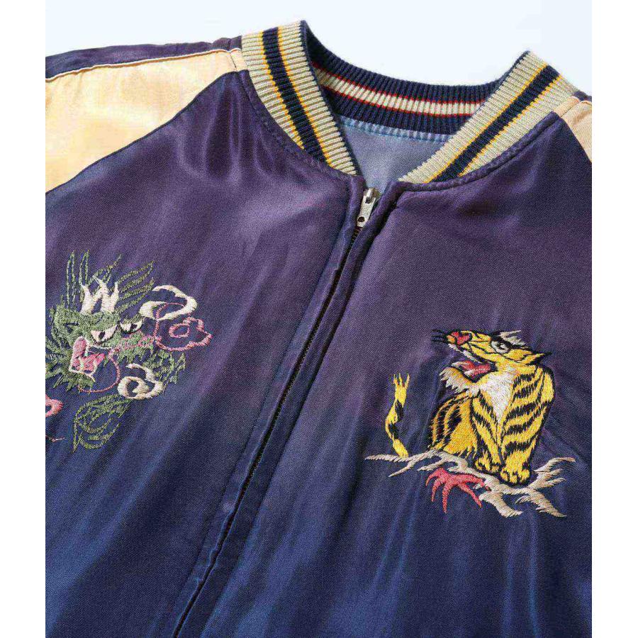 【TAILOR TOYO テーラー東洋】Early 1950s Style Acetate Souvenir Jacket “EAGLE & DRAGON” × “JAPAN MAP” (AGING MODEL)（TT15907-125）の画像