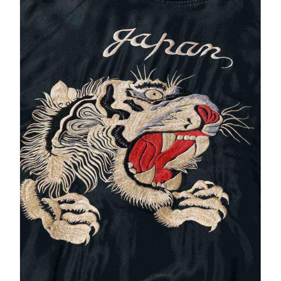 【TAILOR TOYO テーラー東洋】1950s Style Acetate Souvenir Jacket “TIGER HEAD” × “CHEVY LOVER” (AGING MODEL)の画像