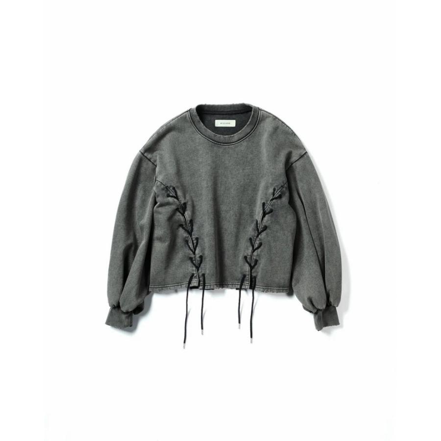【POINT3倍】【WIZZARD /ウィザード】【WIZZARD /ウィザード】VINTAGE FADE LACE UP SWEAT （ブラック、ネイビー、グレイ）_1