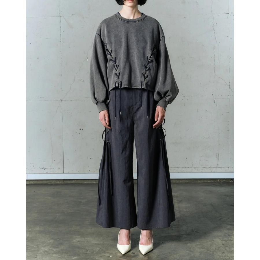 【POINT3倍】【WIZZARD /ウィザード】【WIZZARD /ウィザード】VINTAGE FADE LACE UP SWEAT （ブラック、ネイビー、グレイ）_7