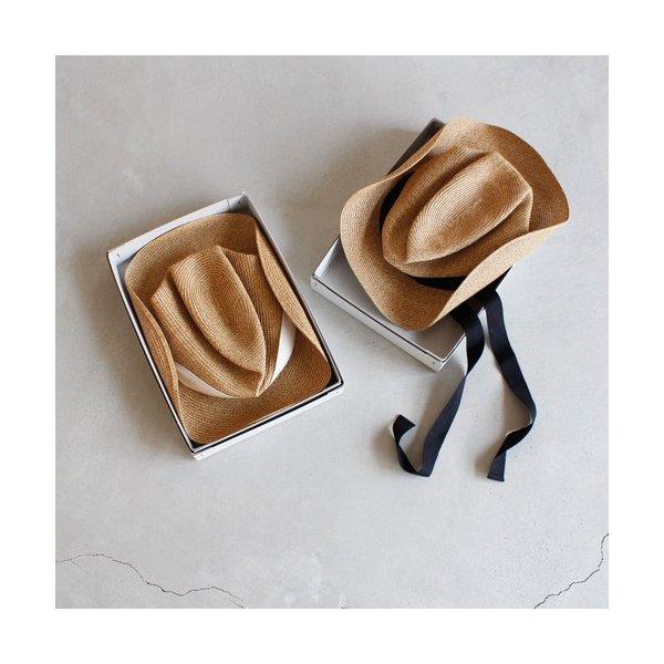 【haru ❤︎】マチュアーハ　ボックスドハット　7センチブリム　リボン付き mature ha. (マチュアーハ)BOXED HAT 7cm brim garden ribbon mix 送料