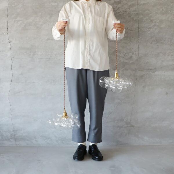 LIGHT STOCK バブルガラスボール 真鍮シーリングライト 30cm/60cm 送料