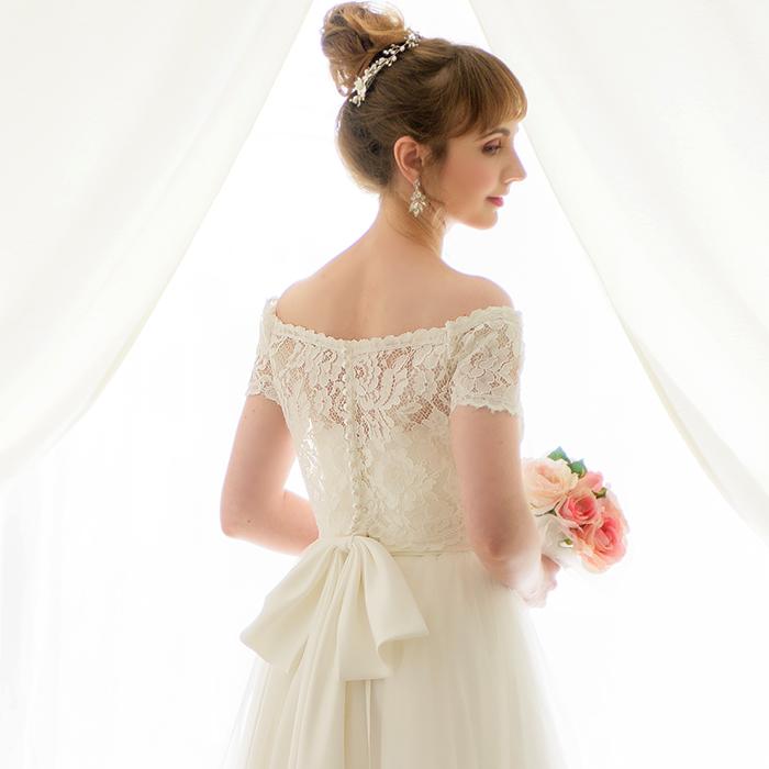 AラインウェディングドレスA1369L_setBの画像