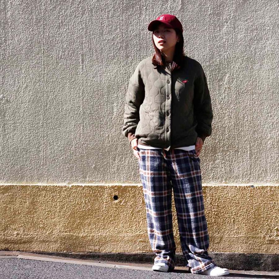 Last One SALE] Nanea チェック柄 ボアフリース パンツ : shopooo by
