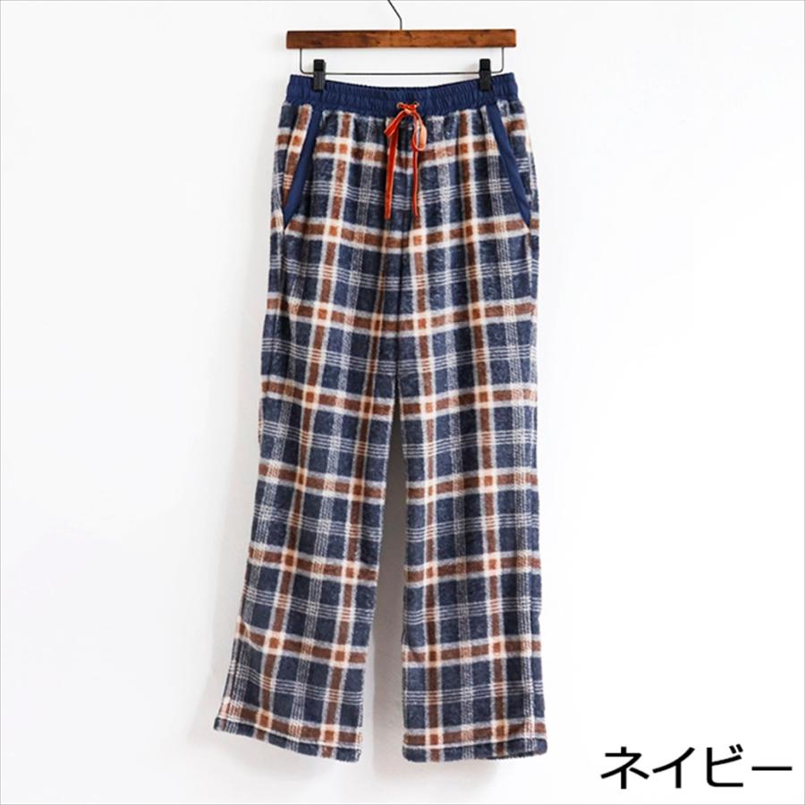 Last One SALE] Nanea チェック柄 ボアフリース パンツ : shopooo by