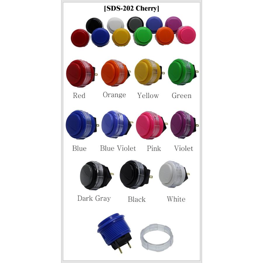 hitBOX (CROWN/samducksaボタン) Arcade Renovations | Crown / Samducksa SDB-202 30mm Cherry Screw