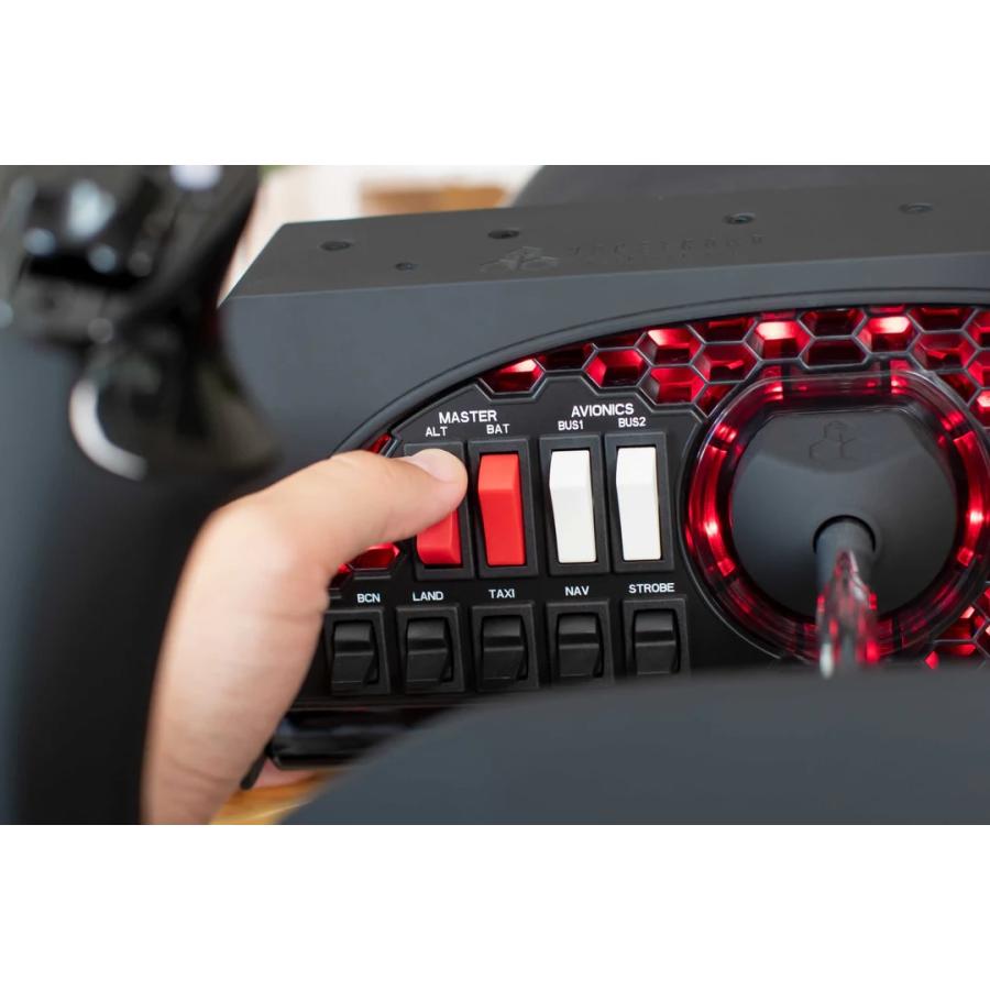 Honeycomb Aeronautical ALPHA FLIGHT CONTROLS YOKE & SWITCH PANEL
