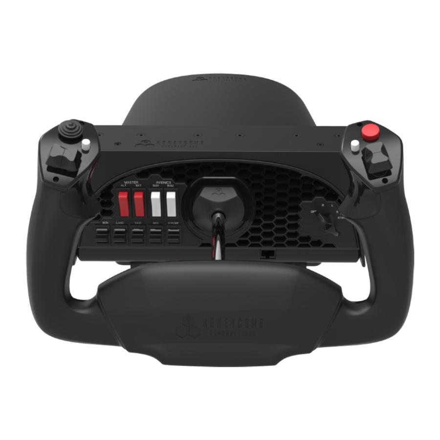Honeycomb Aeronautical ALPHA FLIGHT CONTROLS YOKE & SWITCH PANEL 