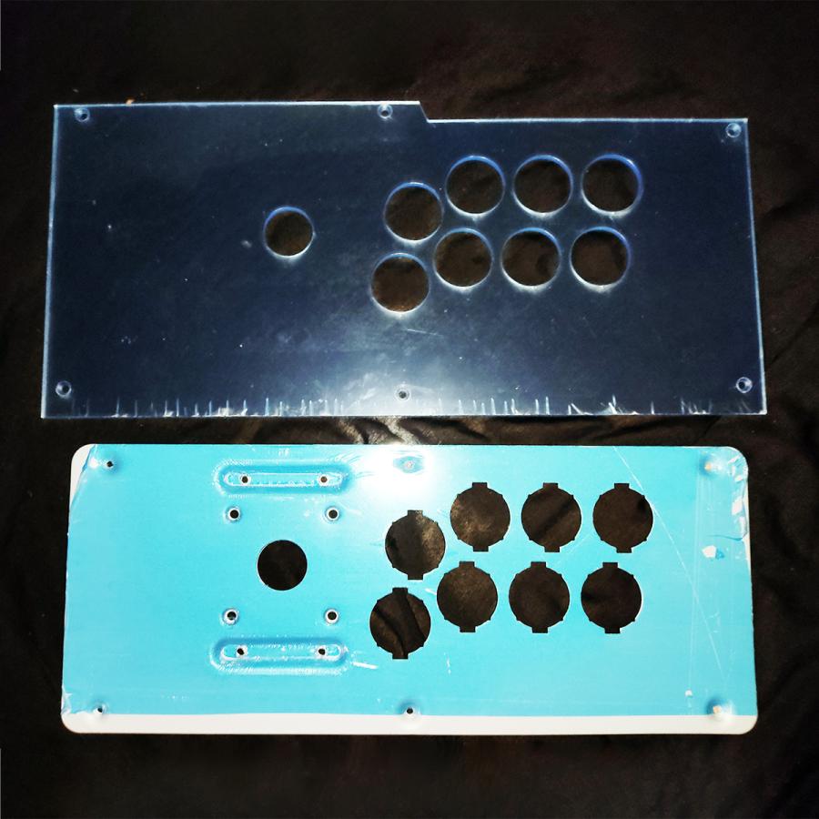 Qanba Pearl(パール) アーケード ジョイスティック用 標準レイアウト 
