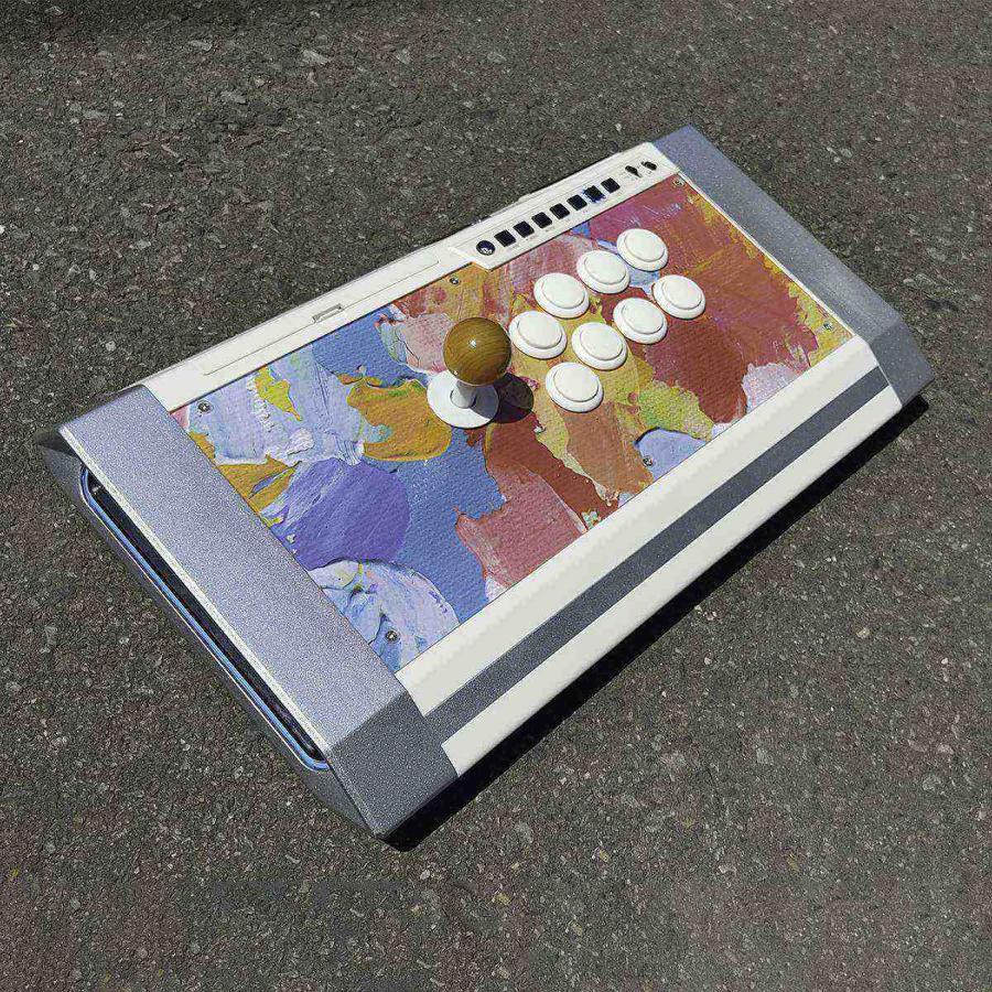 Qanba Pearl(パール) アーケード ジョイスティック用 標準レイアウト 