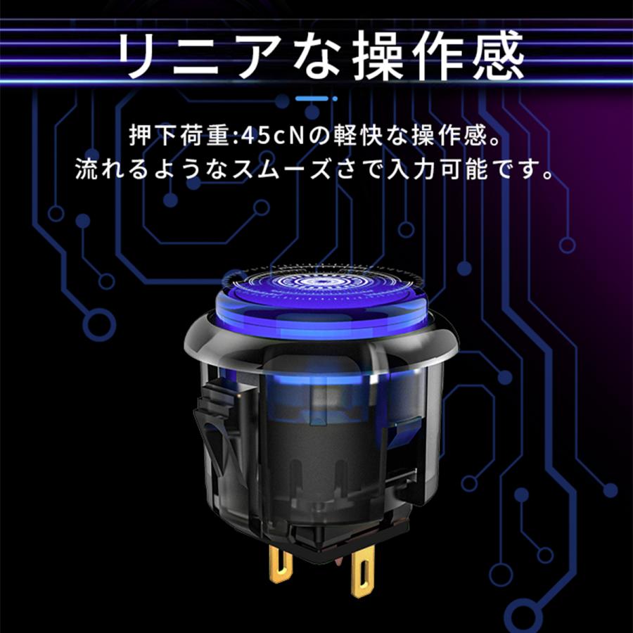 ハメ込み式 30φ クリア 8個セット】Qanba Gravity KS クァンバ