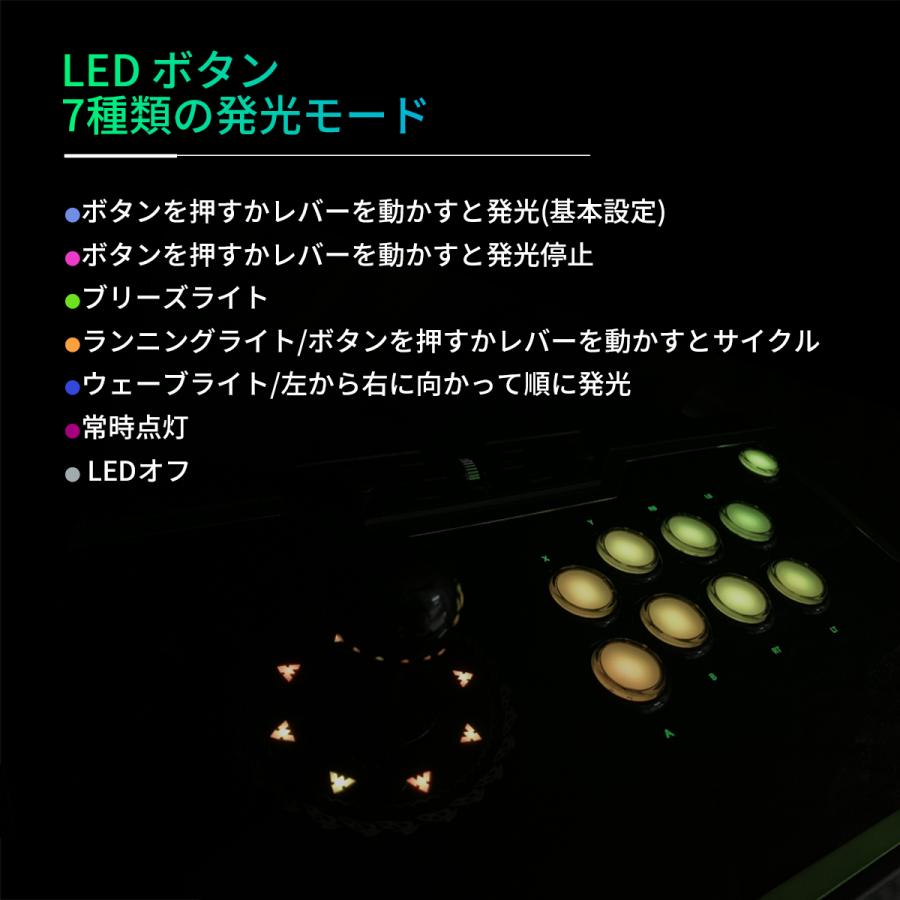LED静音レバー&ボタン】 Qanba Q8 Silent Arcade Joystick クァンバ