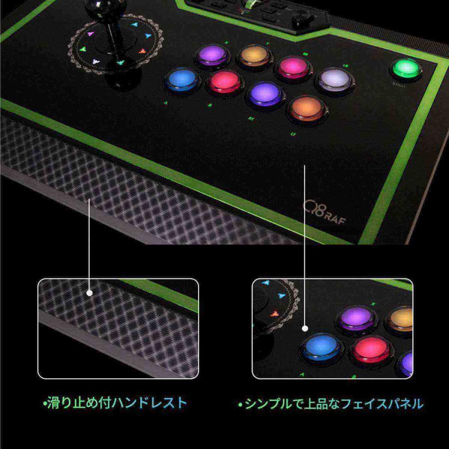 LED静音レバー&ボタン】 Qanba Q8 Silent Arcade Joystick クァンバ