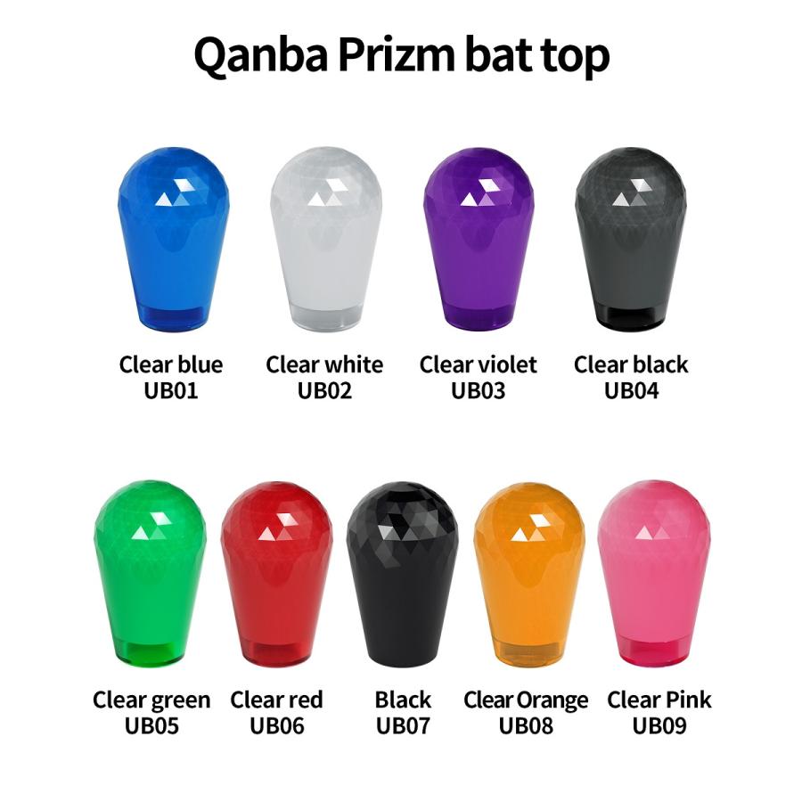 Qanba Prizm Bat top Handle Arcade Joystick's Oval Balltop Arcade Ellipse Topball Handle クァンバ プリズム バットトップ ハンドル 楕円形ボールトップ  楕｜itempost｜02