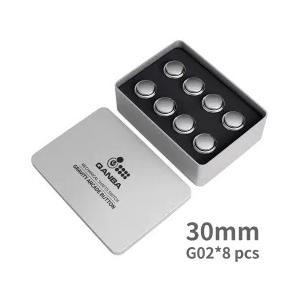 ハメ込み式 30φ メタリック 8個セット】Qanba Gravity KS クァンバ