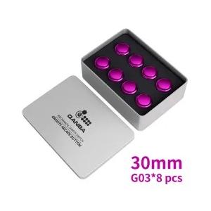 ハメ込み式 30φ メタリック 8個セット】Qanba Gravity KS クァンバ