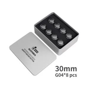 ハメ込み式 30φ メタリック 8個セット】Qanba Gravity KS クァンバ