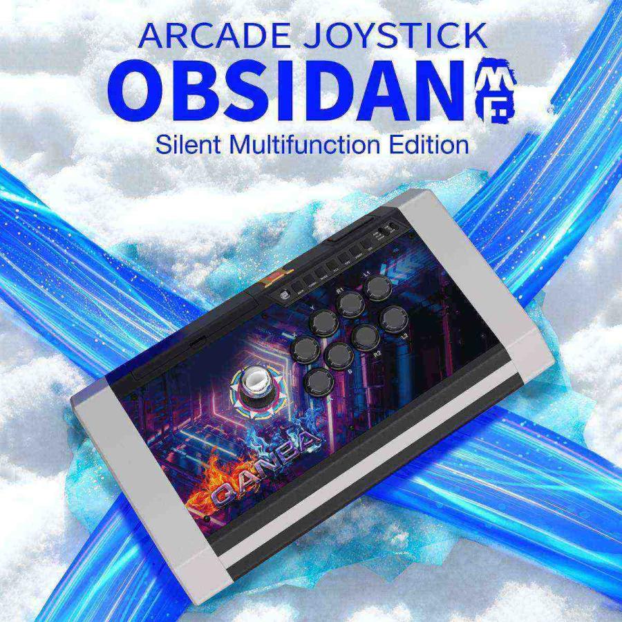 静音レバー&ボタン】 Qanba Q3 Silent Obsidian Arcade Joystick ME