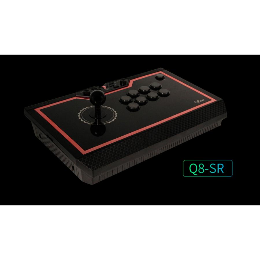 LED静音ボタン】 Qanba Q8 Silent Button Arcade Joystick クァンバ