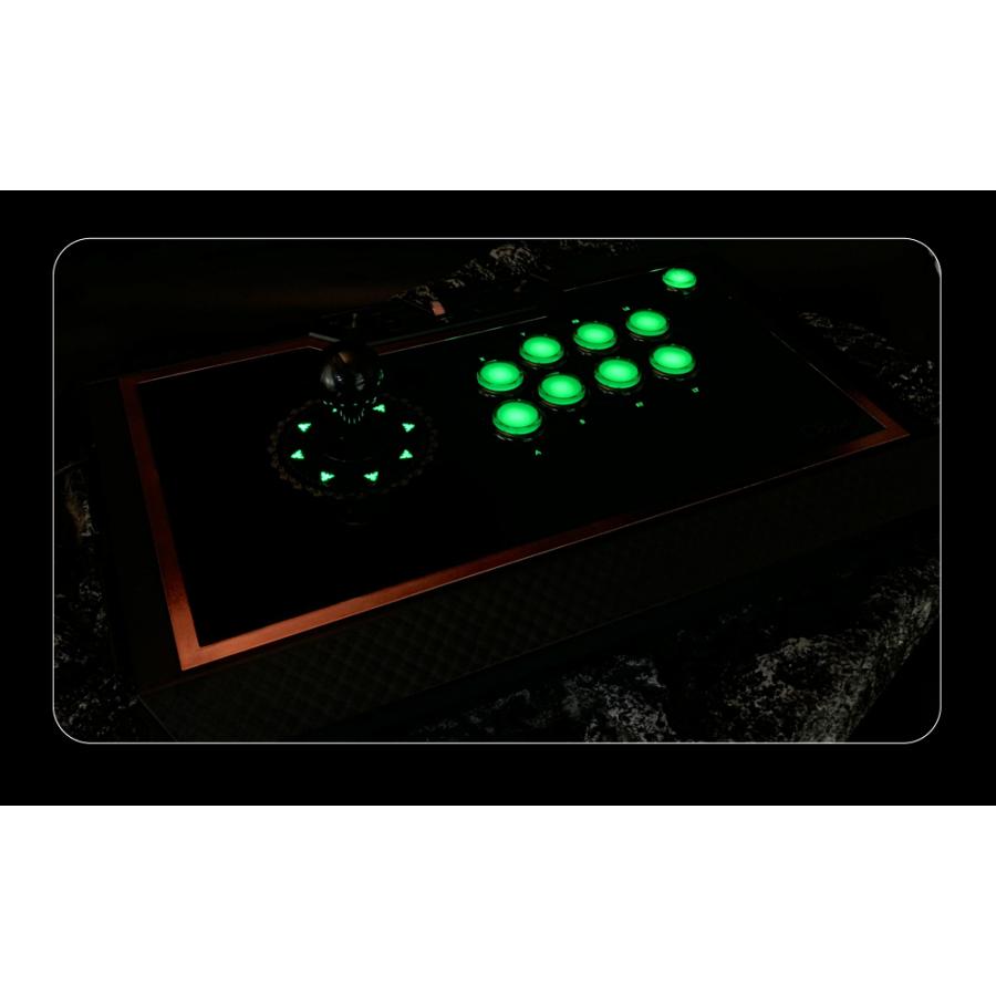 LED静音ボタン】 Qanba Q8 Silent Button Arcade Joystick クァンバ