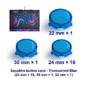 Qanba Sapphire S1 Arcade Controller Button Cap Kit クァンバ
