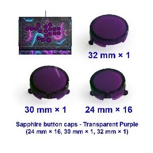 Qanba Sapphire S1 Arcade Controller Button Cap Kit クァンバ