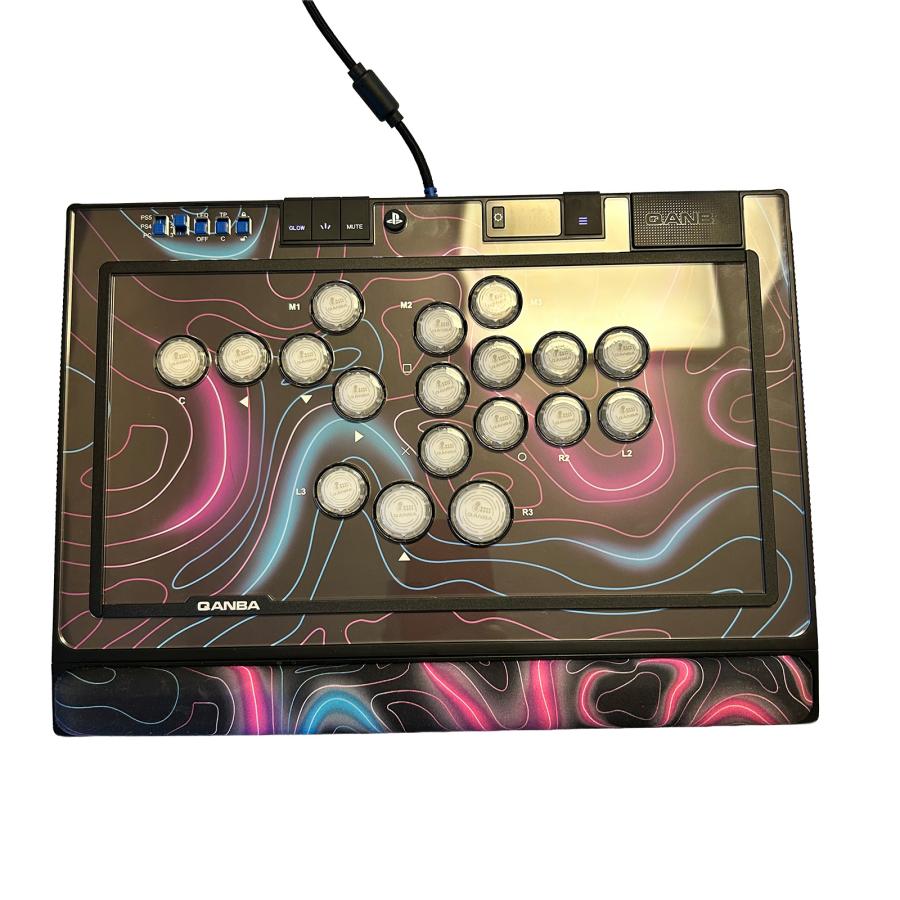 Qanba Sapphire S1 Arcade Controller Button Cap Kit クァンバ